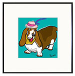 Basset Hound & Hat