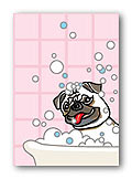 Pug Bubble Bath