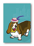 Basset Hound & Hat