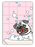 Pug Bubble Bath