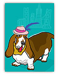 Basset Hound & Hat