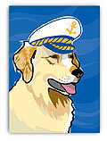 Golden in Sailor Hat